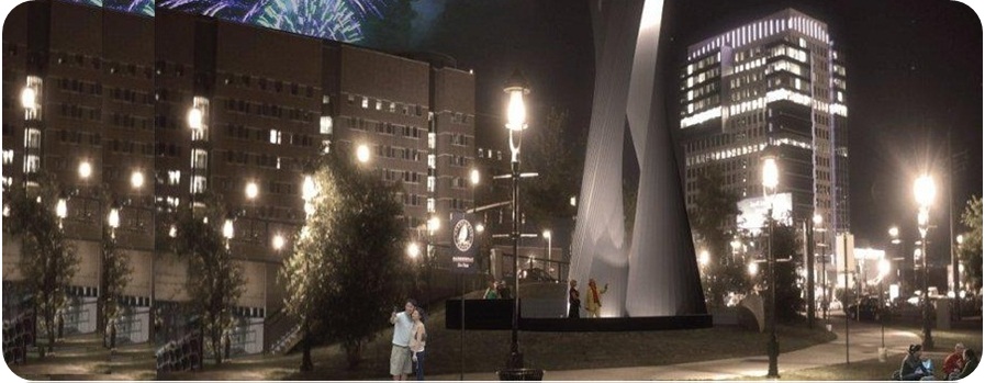  <strong> Third Milestone: </strong> World Unity, Inc. collaborated with the Boston Architectural College on a design competition for the World Unity Landmark. 
            A jury unanimously selected the final design.